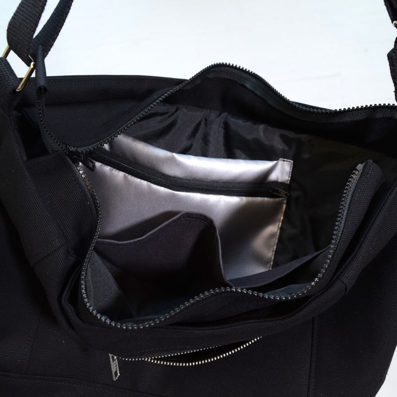 Riiminka Basic J&auml;tti Mainio olkalaukku, black series, all black