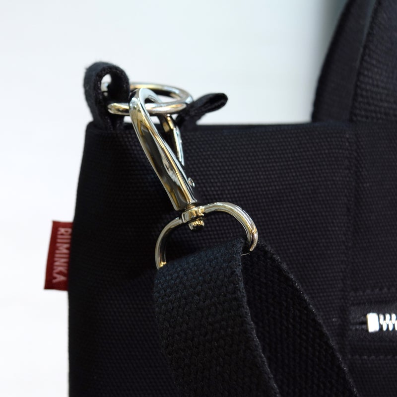 Riiminka J&auml;tti Mainio olkalaukku, black series, all black